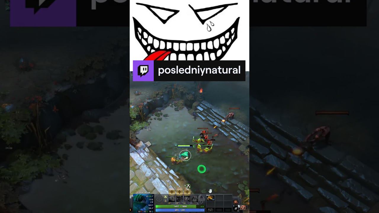 Тайдхантер в холодной воде 7.36 #dota 2  #dota  #дота  #дота 2 #7.36