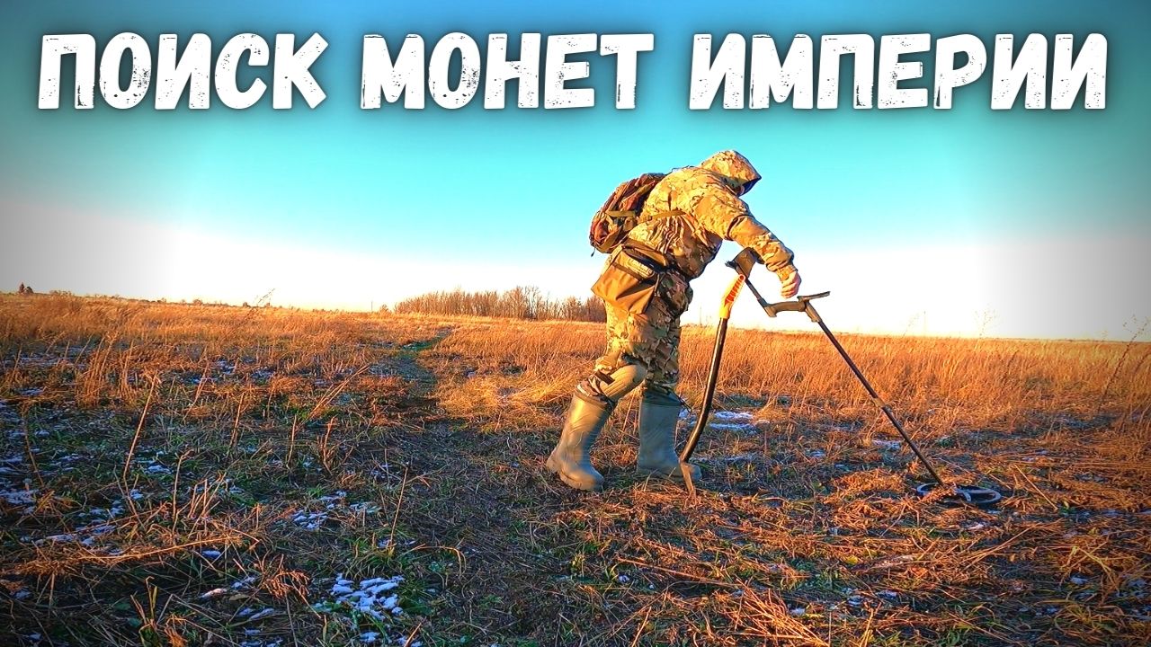 Коп монет с металлоискателем