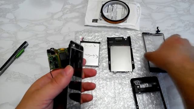 Подбор тачскрина на Lenovo P780. Распаковка и тест.