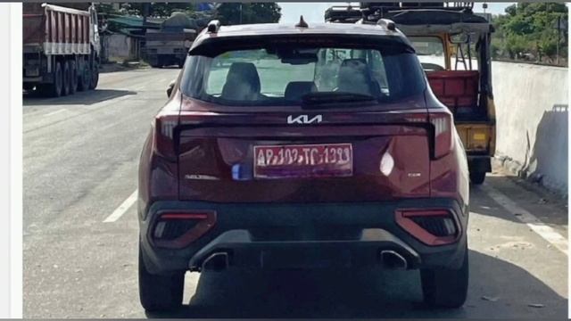 KIA SELTOS FACELIFT 2023 SPIED UNDISGUISED ON INDIAN ROADS.LAUNCH ON 9 JULY.