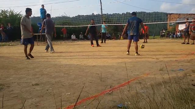 Volleyball Match 2074 Dashain Balthali