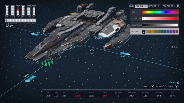 Starfield Fighter Entry For The Curtis Builds Light Fighter Competition (No Mods, No Commands)