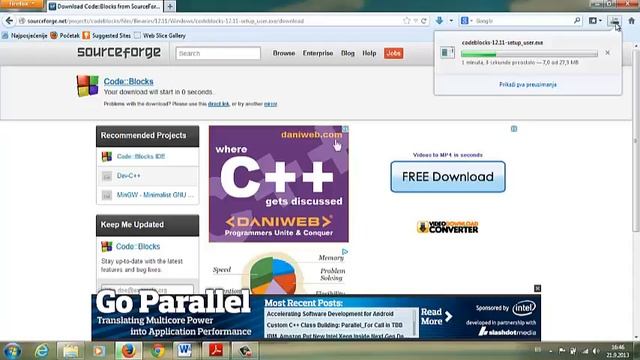 Download I Instaliranje Programa Code::blocks