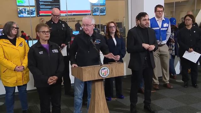 LA Officials Discuss City's Response To Storm
