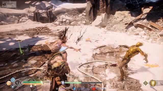 Game God Of War PC - Killing Odin Son - Kratos VS Baldur