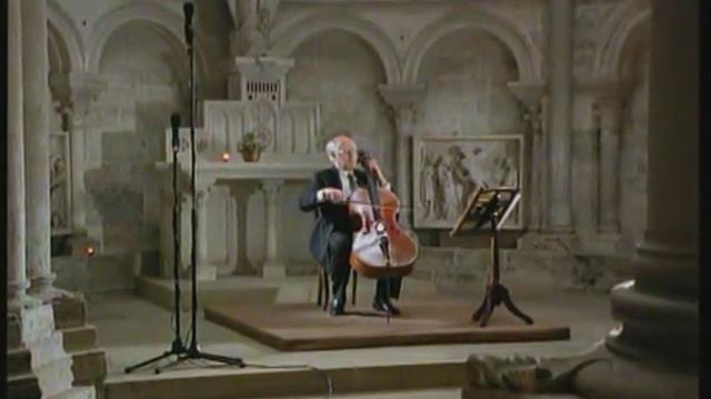 Mstislav Rostropovich - Bach Cello Suite No 5 in C minor BWV 1011