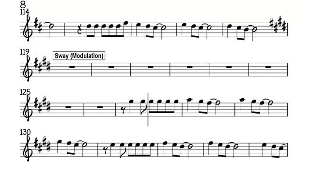 MEDLEY Quizas Quizas Sway Historia De Un Amor Alto Sax Sheet Music Backing Track Partitura Cha Cha
