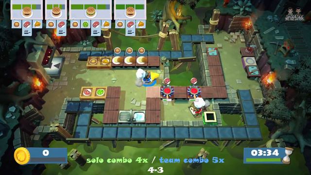 Overcooked 2 - 3 Stars - Special Kevin+How To Unlock [Coop - 2 Players]