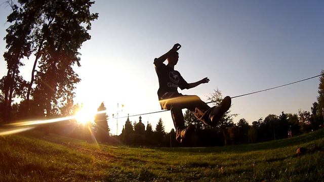 ТУТОРИАЛ ОТ КОЛЯМБЫ -  BUTTBOUNCE (Slackline Tutorial)