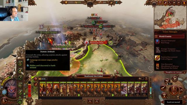 Legendary Skarbrand Immortal Campaign #3 (Khorne) -- Total War: Warhammer III