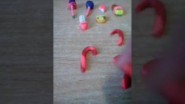Конфеты из пластилина