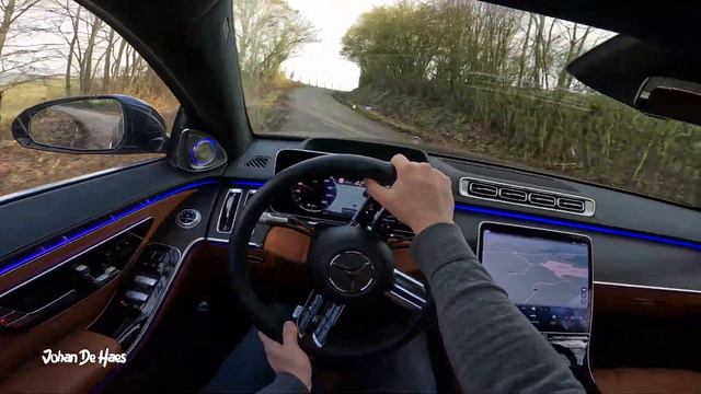 NEW 2022 MERCEDES S-CLASS S 580 E L Plug-in Hybrid POV DRIVE & WALKAROUND