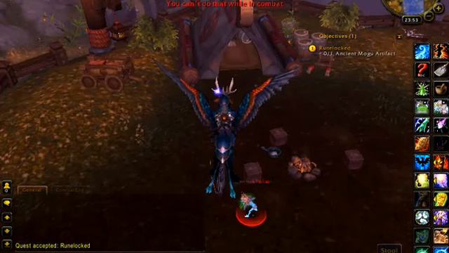 WoW MoP Quest - Runelocked