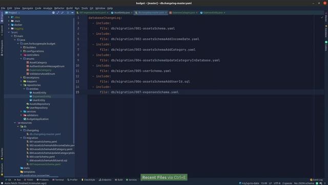 (031) Java - Liquibase - Hibernate - Schemat Wydatków Użytkownika