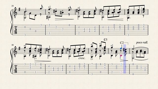 Balalayka - Cottin, Alfred (1863 - 1923) - Tablature