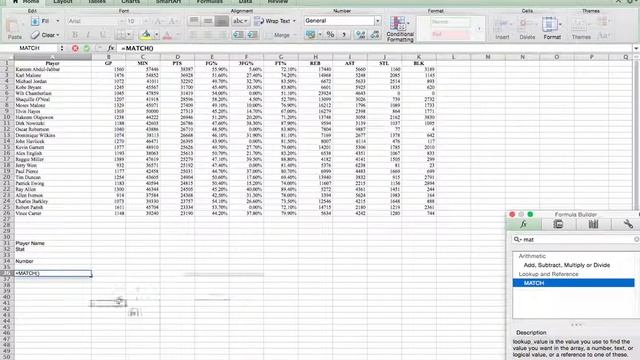Vlookup, Hlookup, MATCH And INDEX Excel Functions Youtube Homework