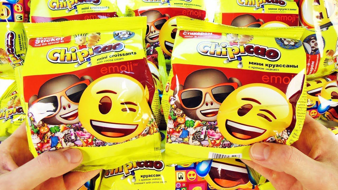 Новинка! Круассаны ЧИПИКАО ЭМОДЖИ СЮРПРИЗЫ с фишками круассаны Chipicao EMOGI Surprise Unboxing