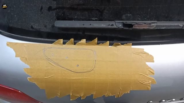 Субару Импреза установка спойлера на крышку багажника