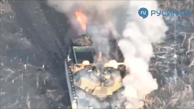 ВС РФ уничтожили ещё один американский Abrams на Авдеевском направлении под Бердычами