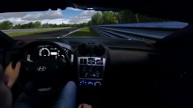 Rookie On The Nordschleife Trackday With Simulator From A Real Car