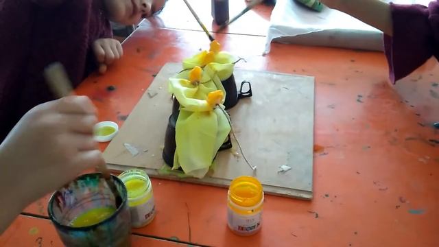 բատիկա՝ հանգույցների սկզբունքով