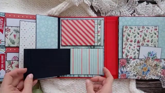 Видеообзор фотопапки для фото с зимних каникул специально для ScrapMania / Скрапбукинг