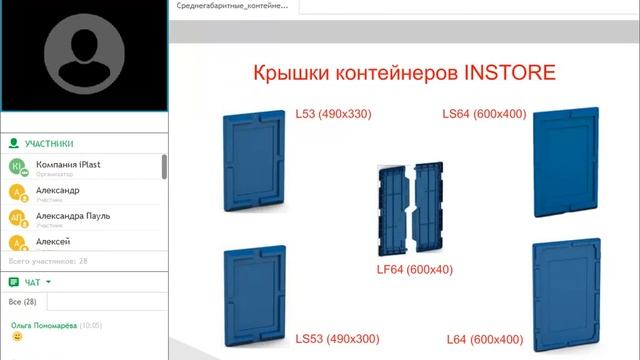 Среднеразмерные контейнеры производства Ай-Пласт