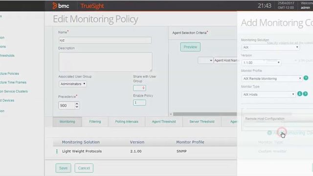 PATROL For Light Weight Protocols: Configuring Custom Monitors
