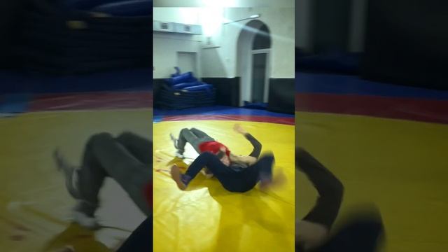 Когда вернулся после травмы  на ковер ??(прием БОЧКА) #вольнаяборьба