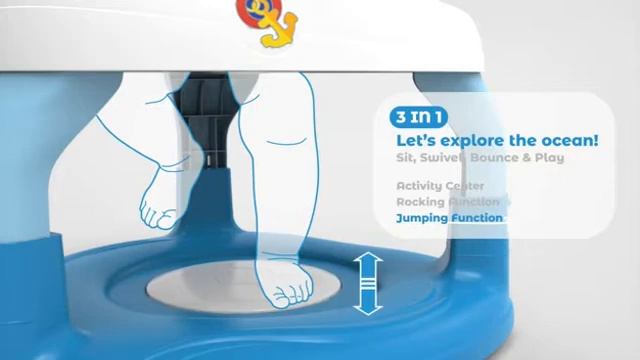 Lucky Baby Ark 3 In 1 Activity Center