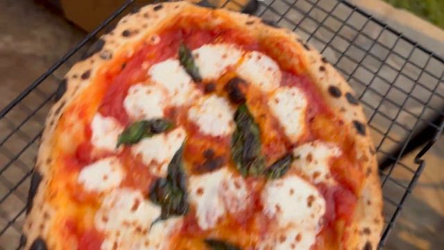 FIRST PIZZA IN THE NEW EVERDURE KILN PIZZA OVEN