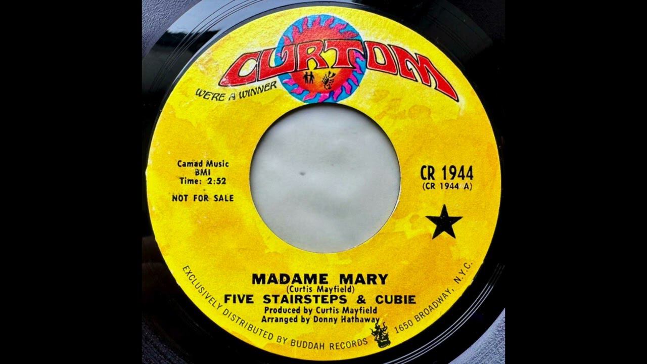 Five Stairsteps & Cubie – Madame Mary 1969  Non-album Single