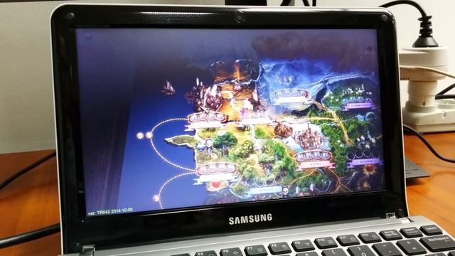 Playing The Witcher: Adventure Game On Intel Atom Netbook