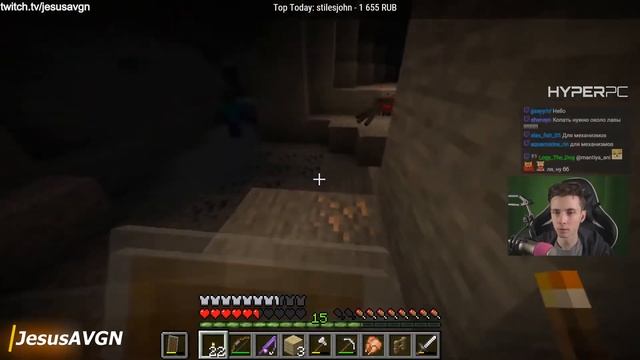 Реакция Летсплейщиков/Стримеров на Нахождение Алмазов | Minecraft