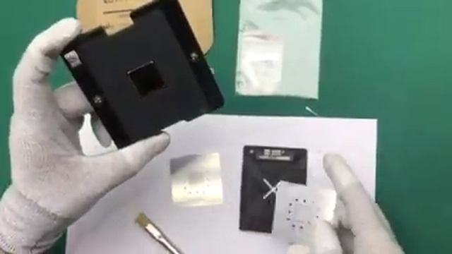 AMAOE T2 P01CK8L08 BGA Reballing Stencil For Macbook A2159 A1989 A1990 CPU Replace Tin Platform