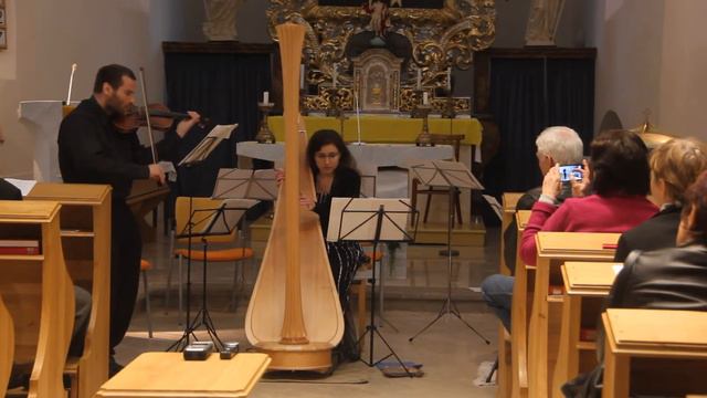 J.S.Bach: Siciliana, Violin And Harp, With Václav Polívka
