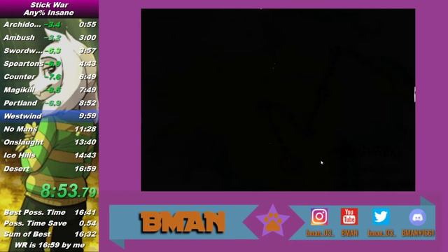 [WR] Stick War - Insane Speedrun In 16:52 Minutes