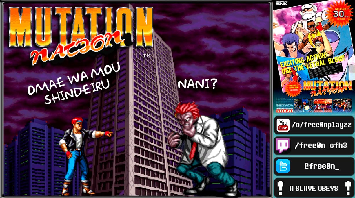 Mutation Nation (1992) - #АРКАДНЫЕ АВТОМАТЫ #NEOGEO | ミューティションネイション | ПРОХОЖДЕНИЕ | Ретро-игры