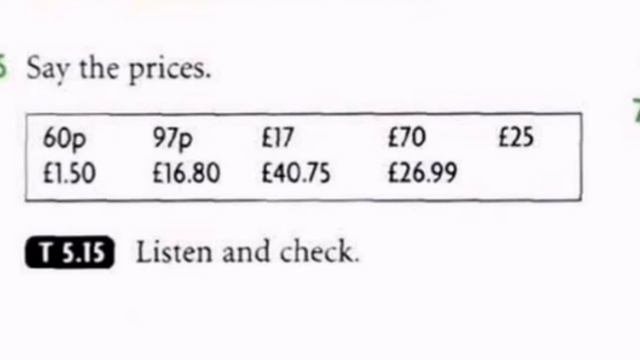Lesson 21. New Headway Beginner Student's Book. Unit 5. Page 39.