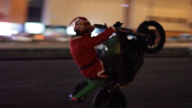 Дед Мороз на мотоцикле 25.12.2015)