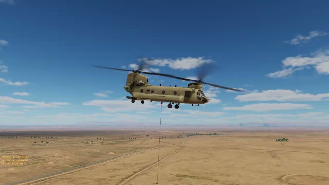 DCS: CH-47F | Crew | Первый вылет ( и пока последний)