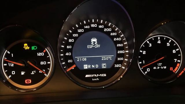 Mercedes C63 Sport Handling ESP Activation (Jul 2010)