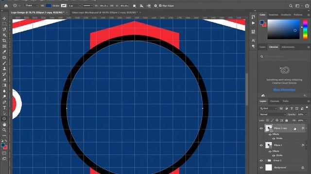 Sport Club Badge Logo Design - Adobe Photoshop Tutorial