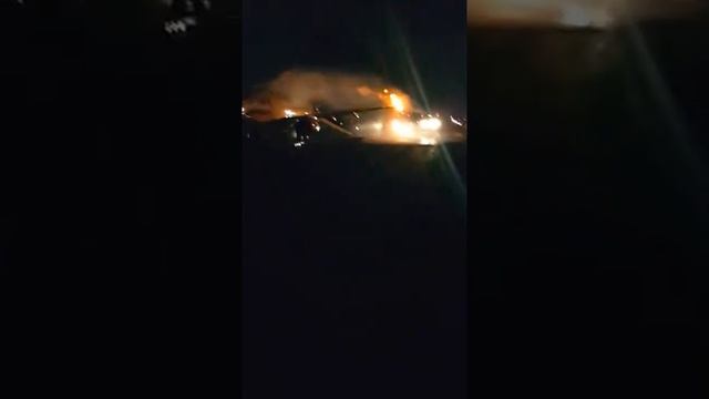 BatikAir B738 Collides With Transnusa AT42 - Aircrafts On Fire