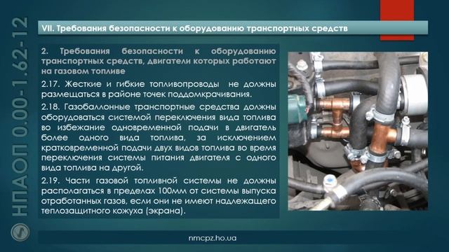 Правила охраны труда на автомобильном транспорте НПАОП 0.00-1.62-12