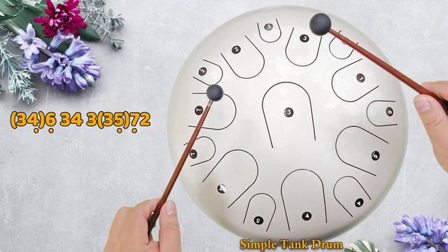 Let It Be (The Beatles) - 15 Tone Steel Tongue Drum / Tank Drum Cover With Tabs