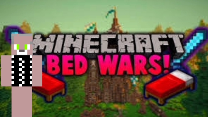 котик Басик играет в Minecraft Bed Wars