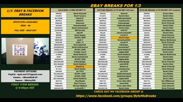 Byte-Me Breaks FS Series 5 - Break #25, #27 & Goldrush Mini Break #5 For 1/3