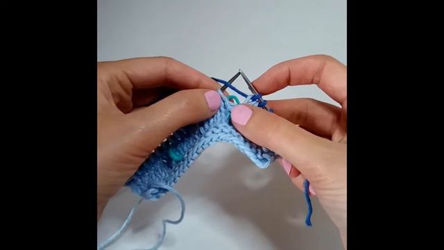 Укороченные ряды в вязании