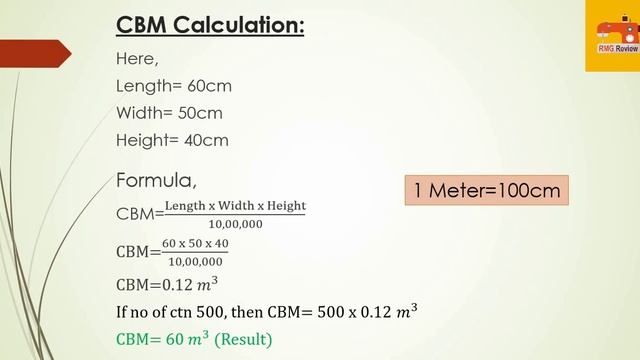 CBM | Cubic Meter | Cargo Measurement | How To Calculate CBM In Bangla